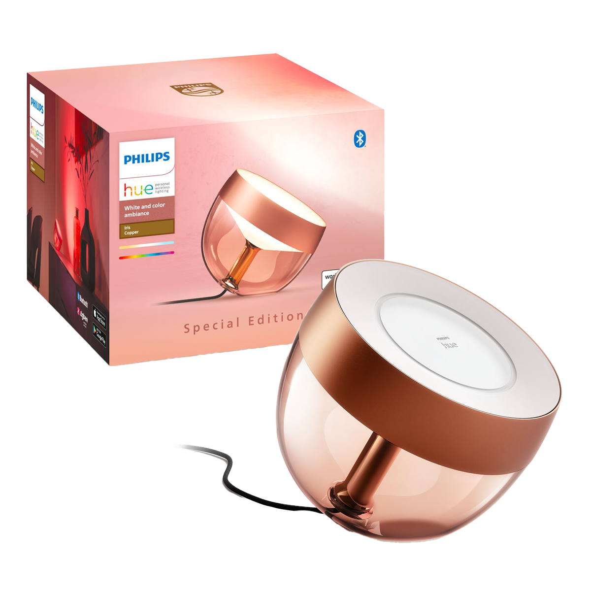 PHILIPS Hue Iris Gen 4 Έξυπνο Επιτραπέζιο Φωτιστικό Χάλκινο