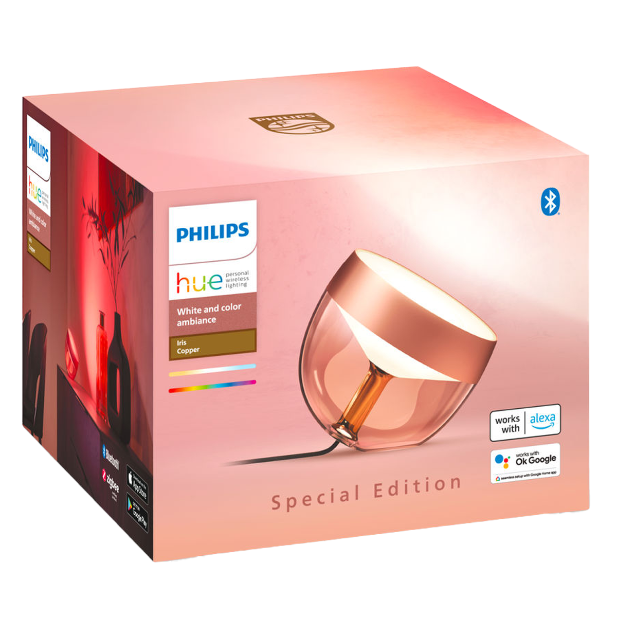 PHILIPS Hue Iris Gen 4 Έξυπνο Επιτραπέζιο Φωτιστικό Χάλκινο - 3