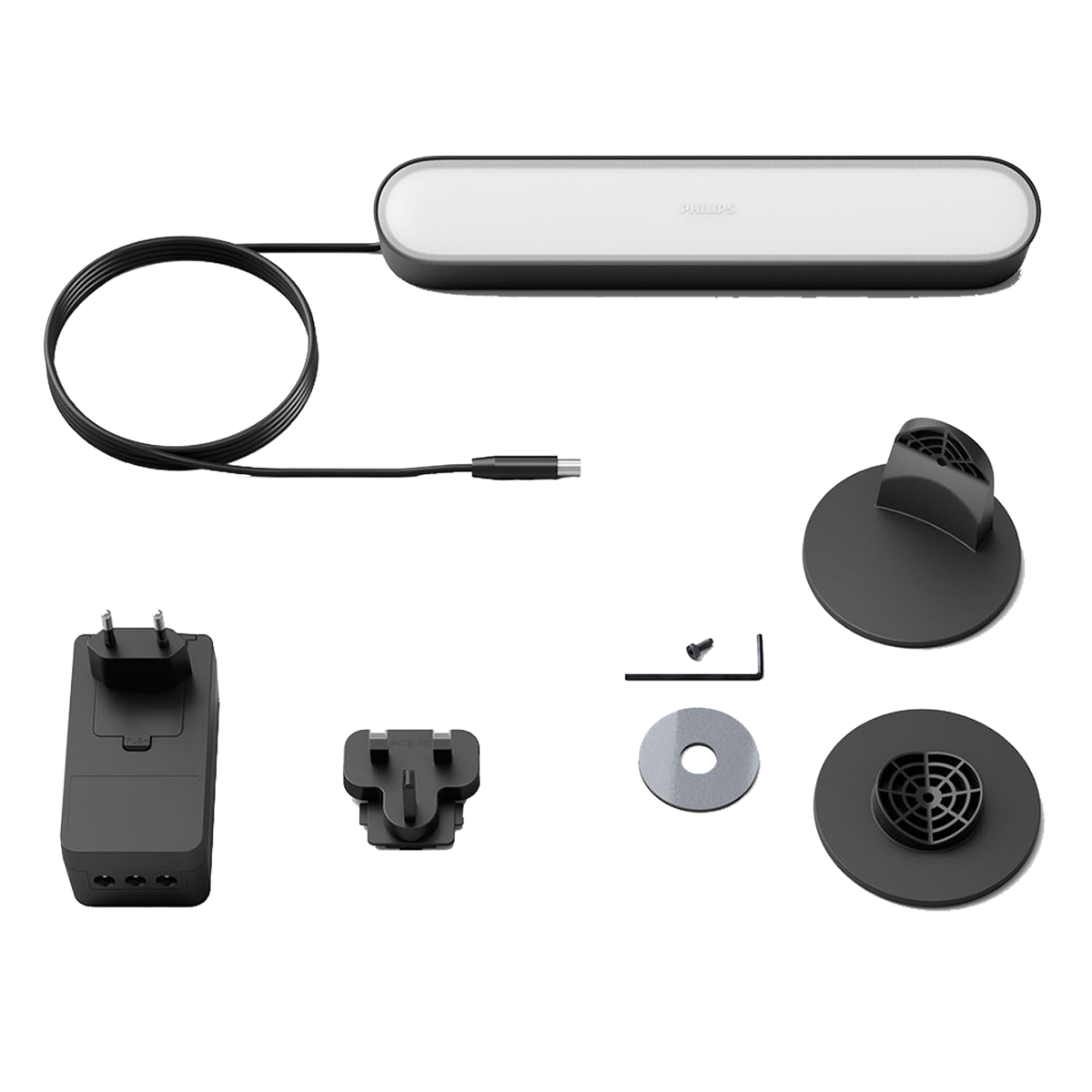 PHILIPS Hue White & Color Ambiance Μπάρα Φωτισμού Play Μαύρο - 3