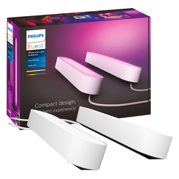PHILIPS Hue White & Color Ambiance Μπάρα Φωτισμού Play (2 Τεμάχια)