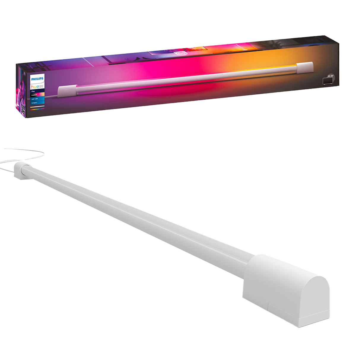 PHILIPS Hue White & Color Ambiance Μικρού Μεγέθους Σωλήνας Φωτισμού Λευκό