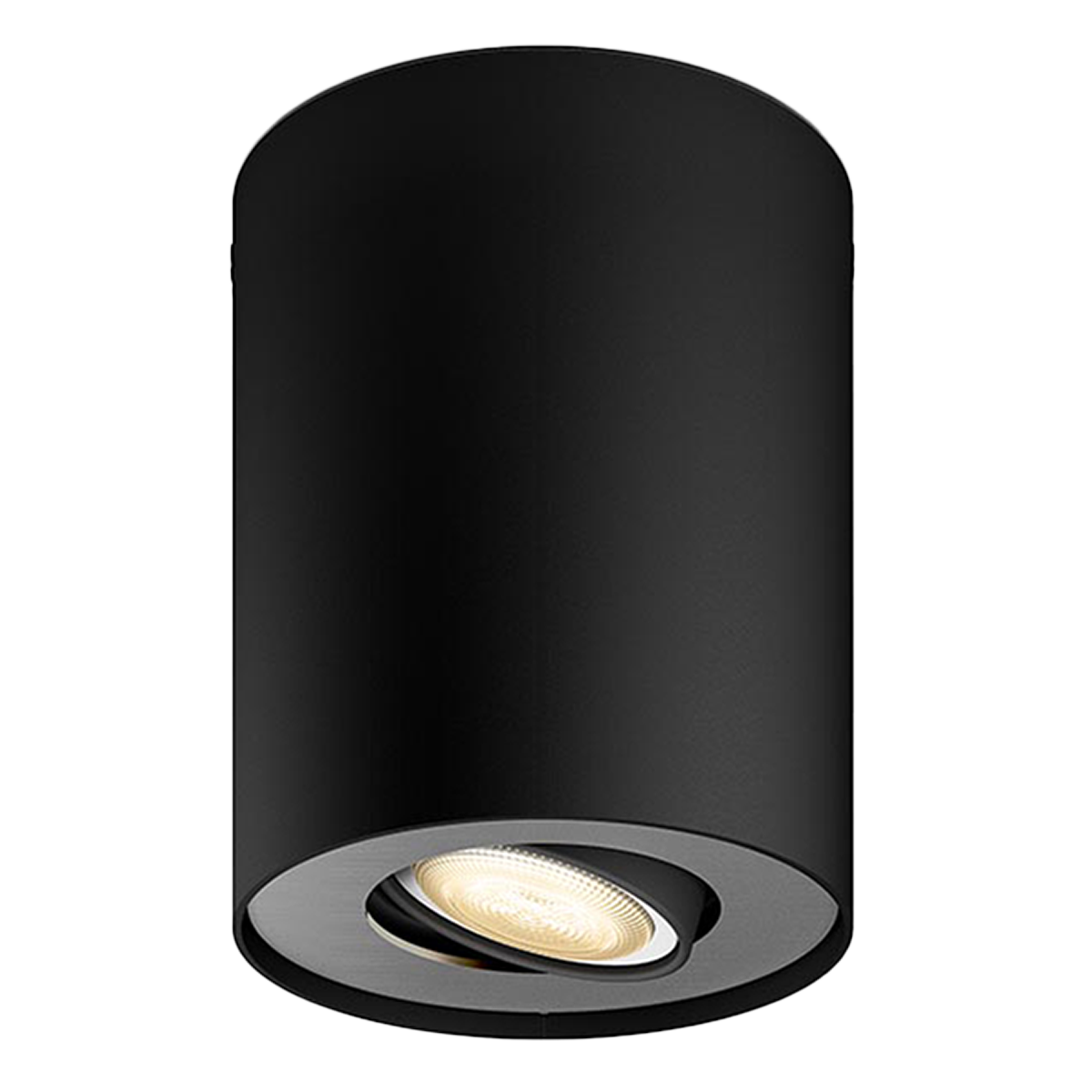 PHILIPS Hue White Ambiance Pillar Μονό Σποτ + Διακόπτης Dimmer 5W Μαύρο