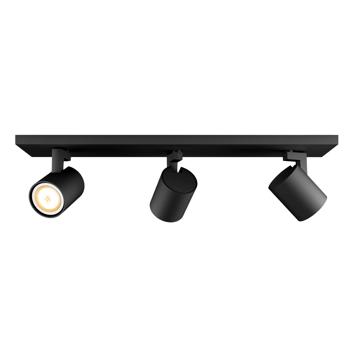 PHILIPS Hue White Ambiance Runner Τριπλό Σποτ + Διακόπτης Dimmer Μαύρο - 2