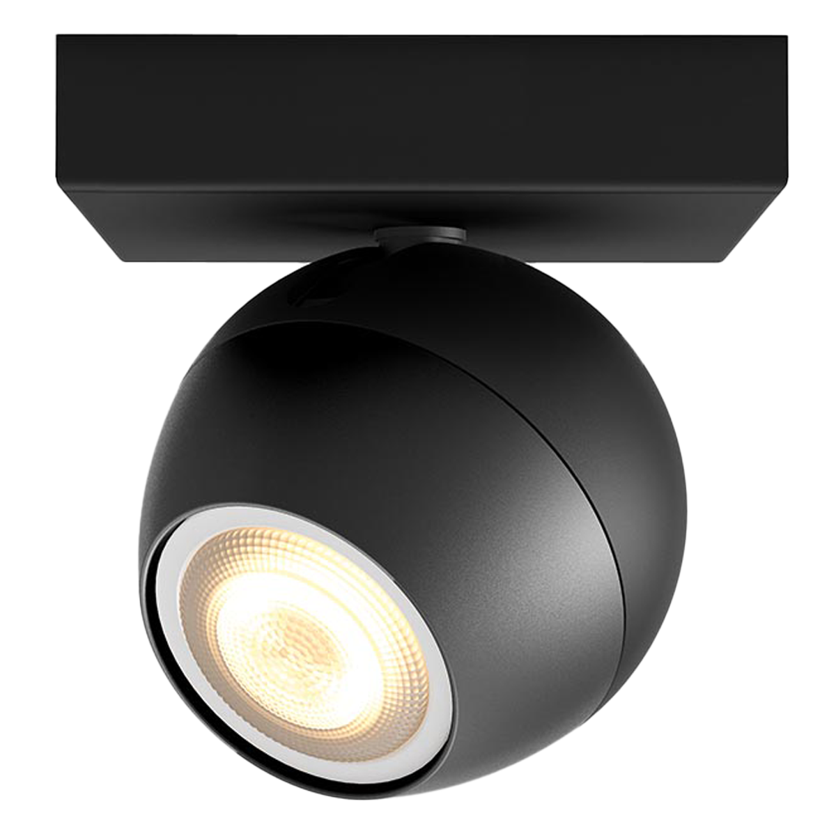 PHILIPS Hue White Ambiance Buckram Single Spot 5W Μαύρο