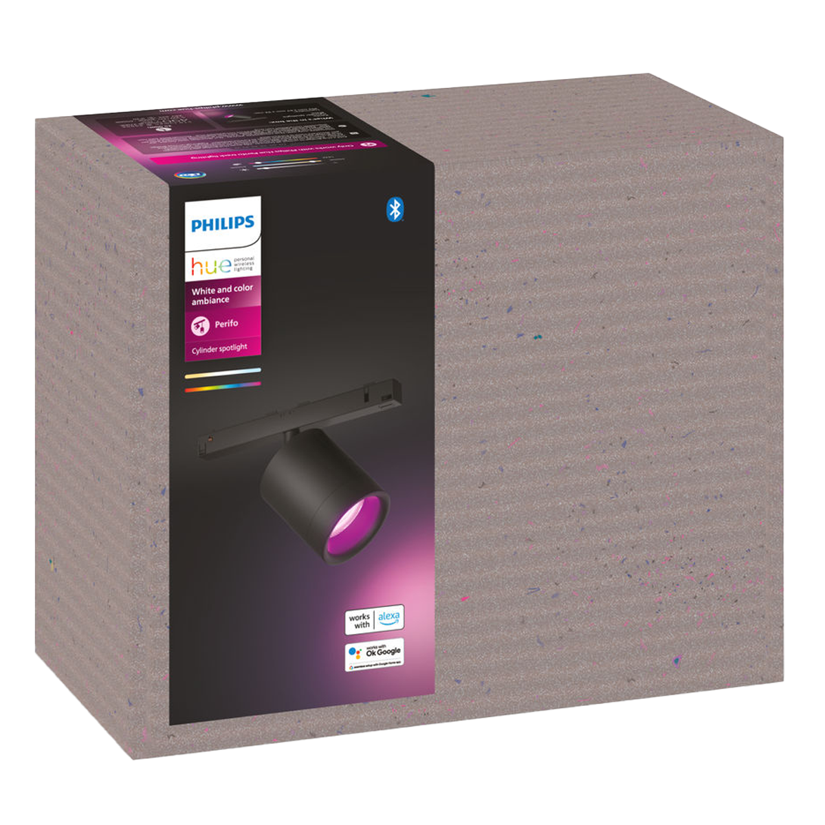 PHILIPS Hue White & Color Ambiance Perifo Κυλινδρικό Σποτ Μαύρο - 3