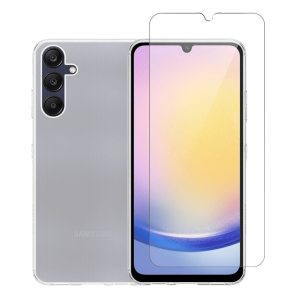 Διάφανη Θήκη + Γυαλί Προστασίας Οθόνης COSY για SAMSUNG Galaxy A25 5G