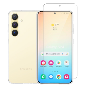 Διάφανη Θήκη + Γυαλί Προστασίας Οθόνης COSY για SAMSUNG Galaxy S24