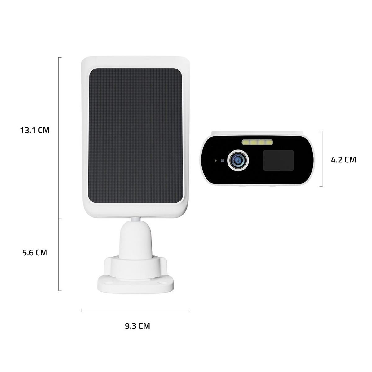 HOMBLI Smart Solar Camera Εξωτερική Κάμερα Λευκή - 2