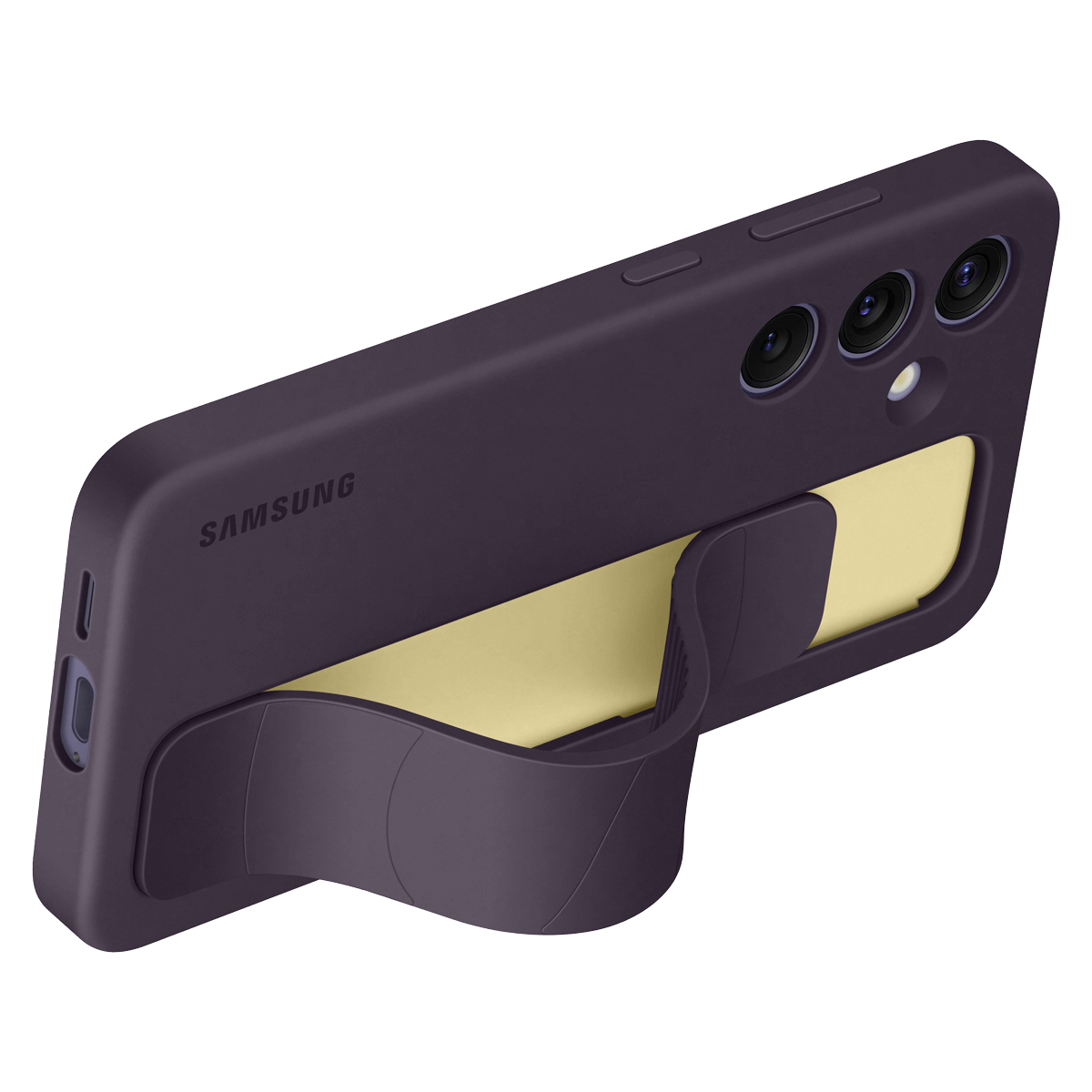 Θήκη Standing Cover SAMSUNG Galaxy S24 με Λουράκι Dark Violet - 3