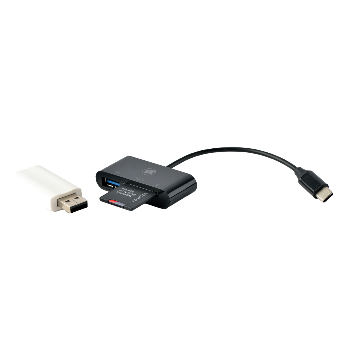 Card Reader LAMTECH USB Type-C Μαύρο - 3