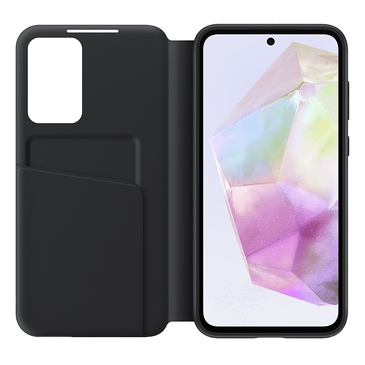 Θήκη Smart View Wallet SAMSUNG Galaxy A35 5G Black - 3