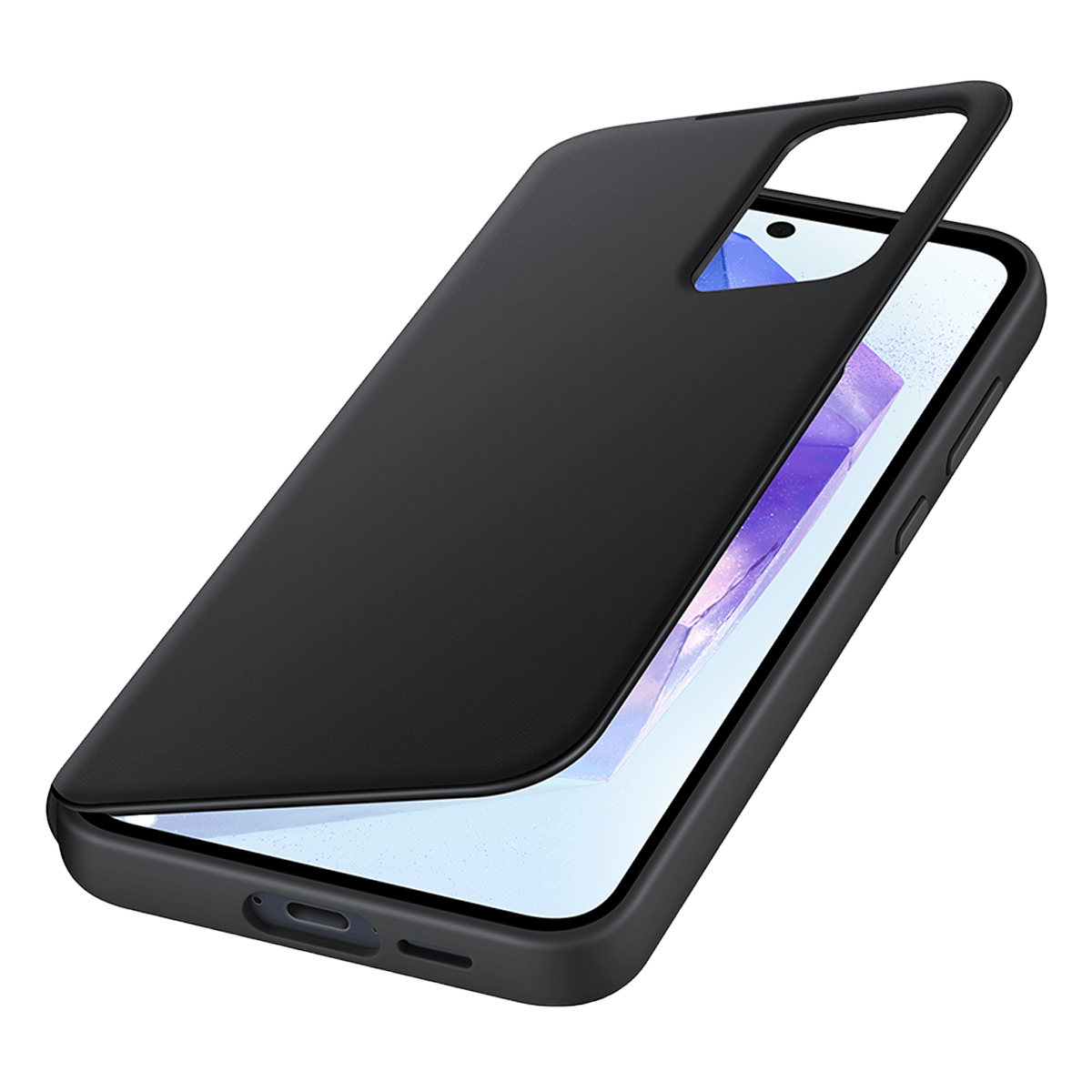 Θήκη S View Wallet SAMSUNG Galaxy A55 5G Μαύρη - 2