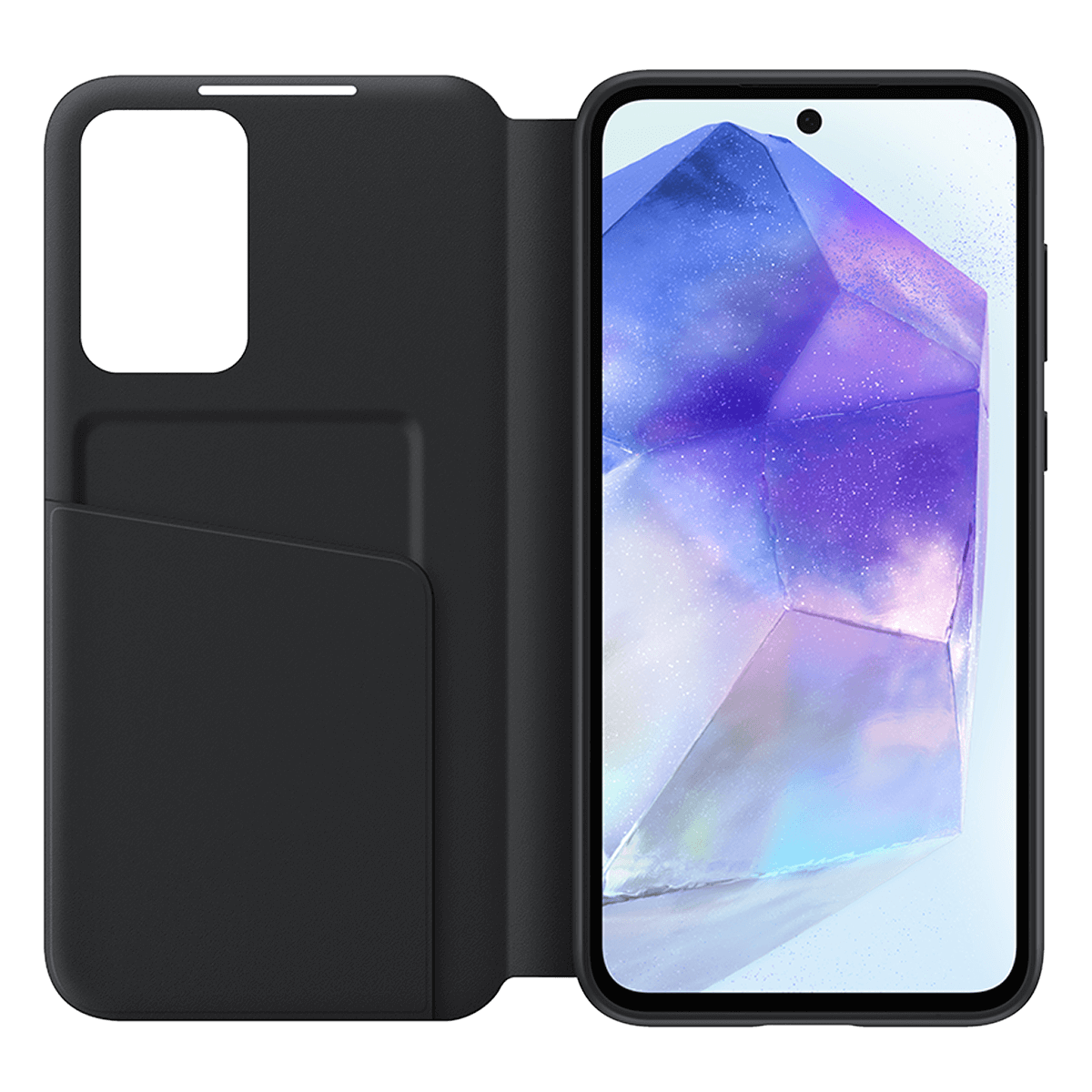 Θήκη S View Wallet SAMSUNG Galaxy A55 5G Μαύρη - 3