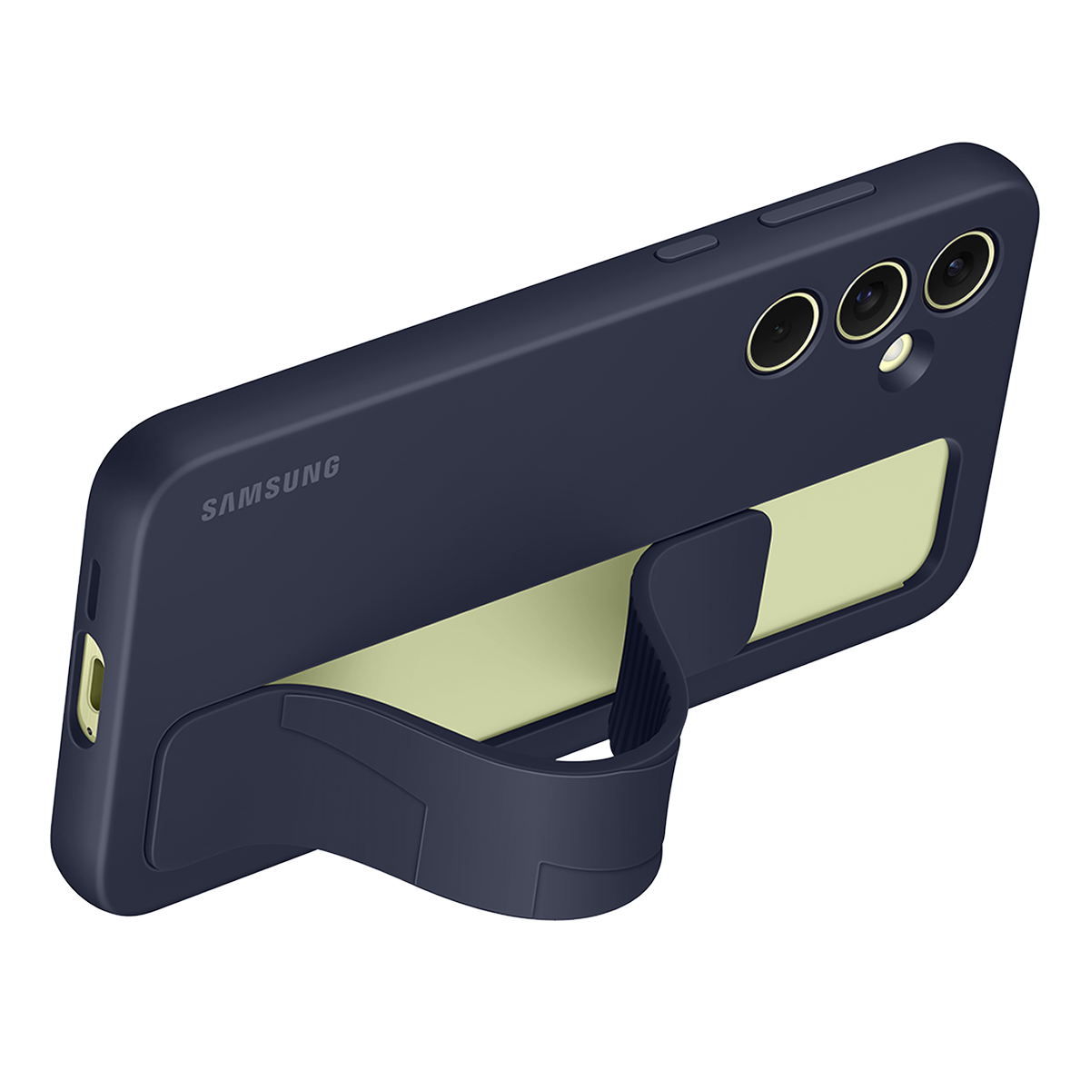 Θήκη Standing Cover SAMSUNG Galaxy A55 5G με Λουράκι Μαύρη - 3
