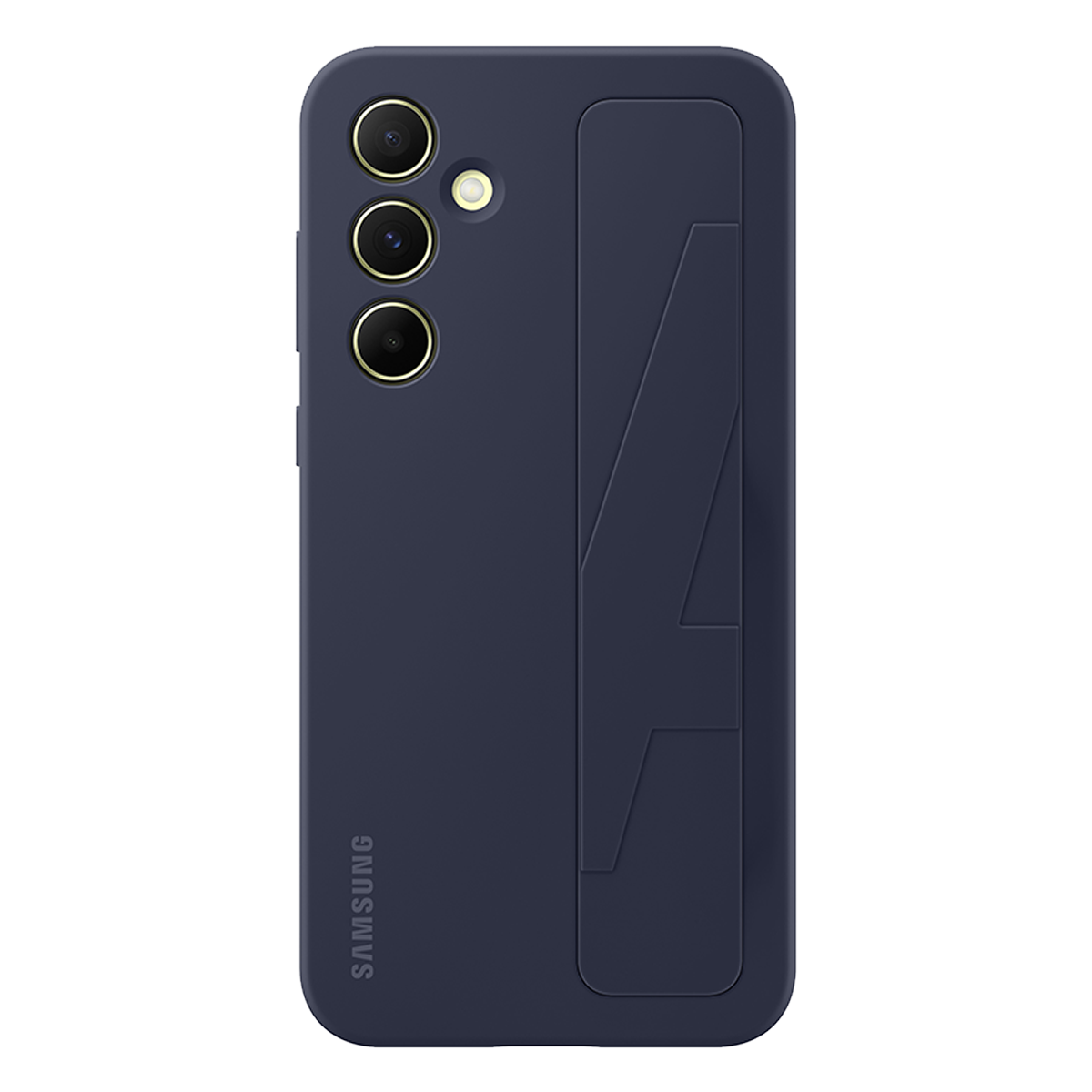 Θήκη Standing Cover SAMSUNG Galaxy A55 5G με Λουράκι Μαύρη - 4