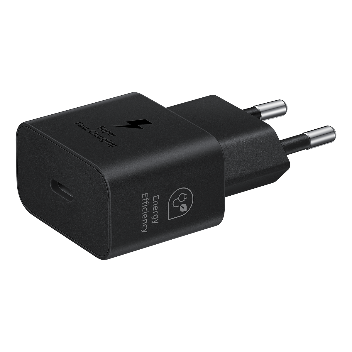 Φορτιστής Ταξιδίου SAMSUNG + Καλώδιο USB Type-C σε USB Type-C 25W Μαύρο - 2