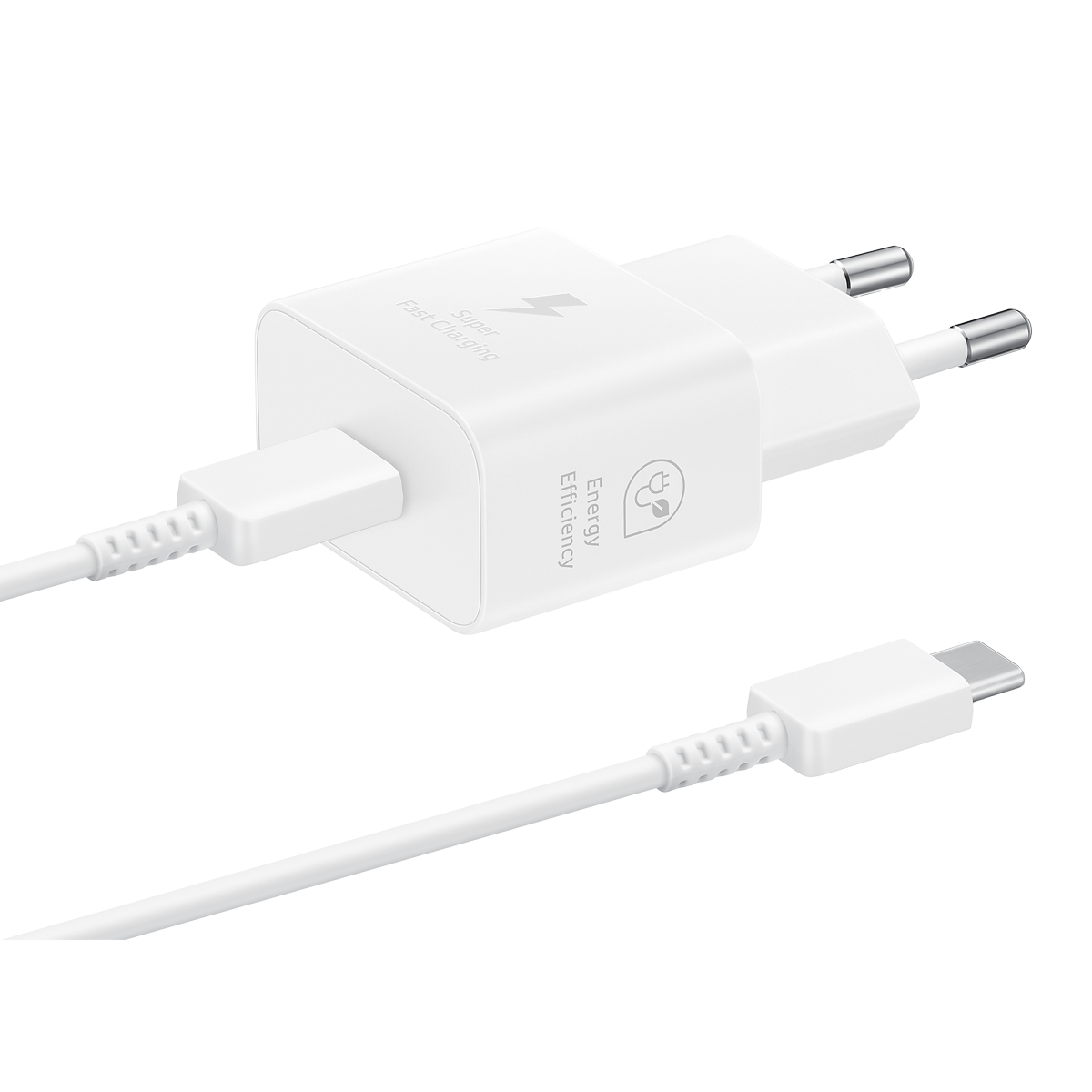 TRAVEL CHARG SAMS 25W FAST TYPEC TO C WH