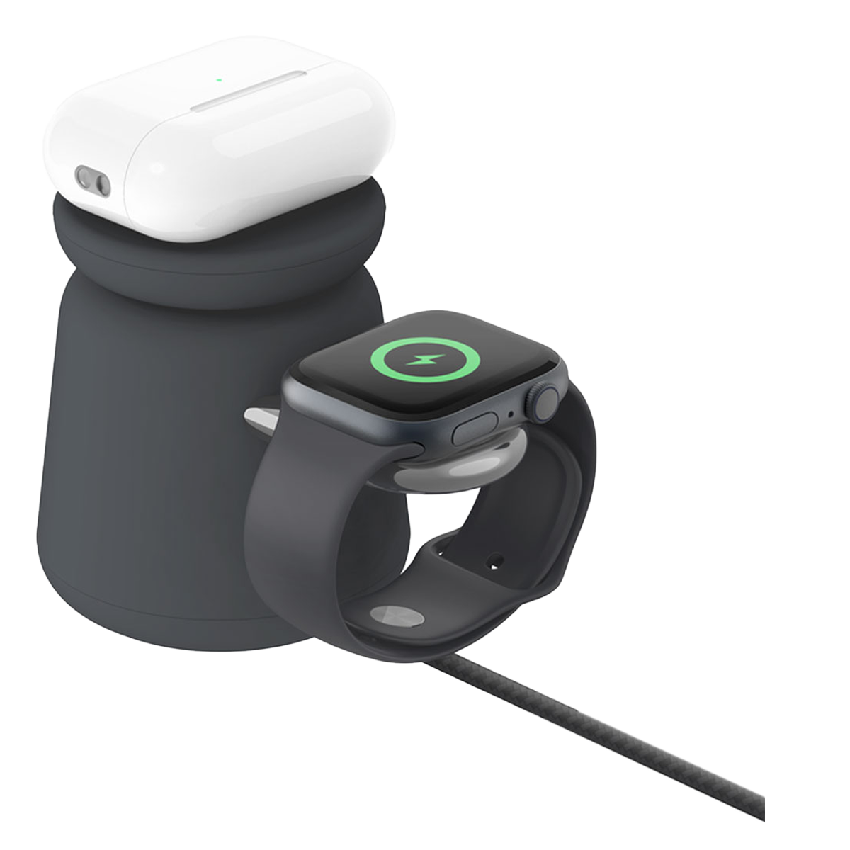 Ασύρματος Φορτιστής BELKIN BoostCharge Pro 2 σε 1 με MagSafe 15W Α νθρακί - 3