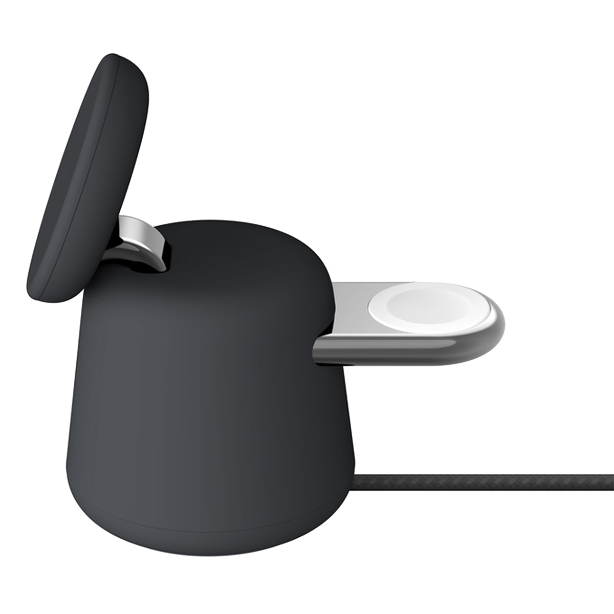 Ασύρματος Φορτιστής BELKIN BoostCharge Pro 2 σε 1 με MagSafe 15W Ανθρακί - 4