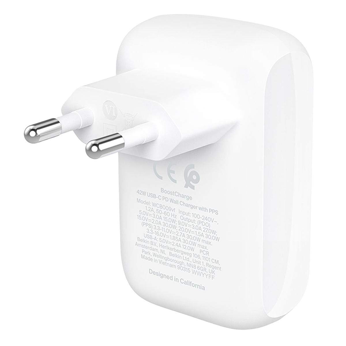 Φορτιστής Ταξιδίου BELKIN Dual PD 42W Λευκό - 3