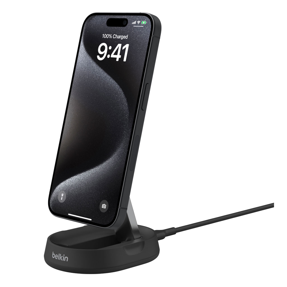 Ασύρματος Φορτιστής BELKIN BoostCharge Pro Folding Stand Μαύρο