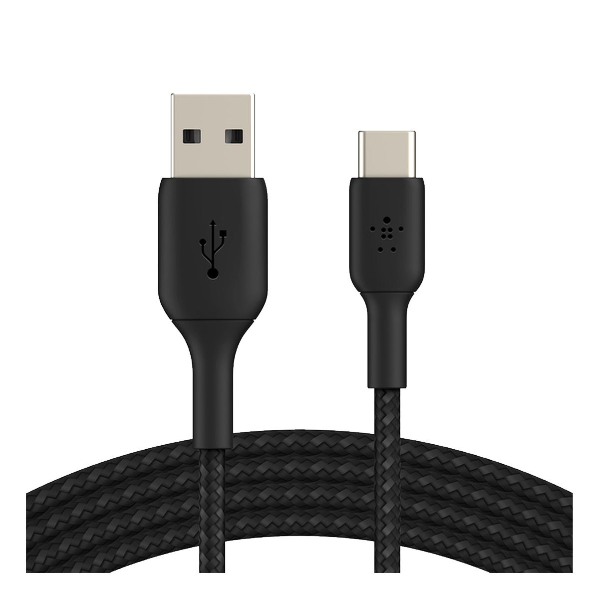 Καλώδιο BELKIN Boost Charge Braided USB Type-Α σε USB Type-C 0.15 Μέτρα Μαύρο