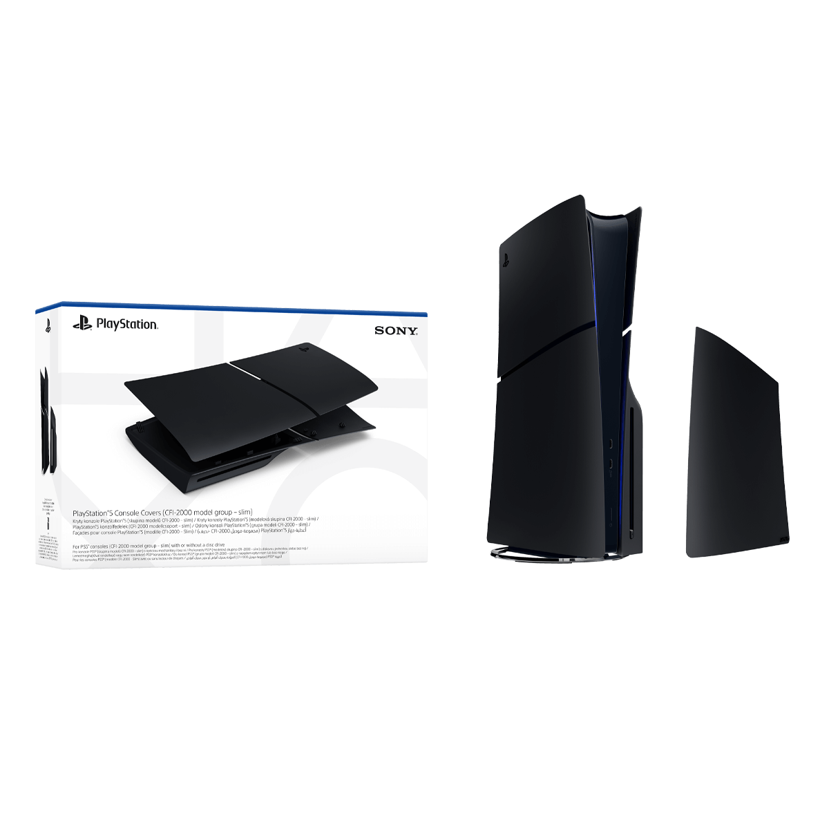 Κάλυμμα Κονσόλας PS5 Slim Console Cover Midnight Black - 2