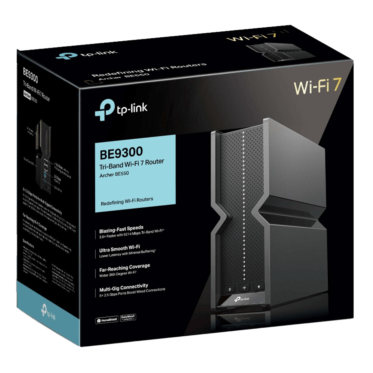 TP-LINK Archer BE550 Tri-Band Wi-Fi 7 Router - 3