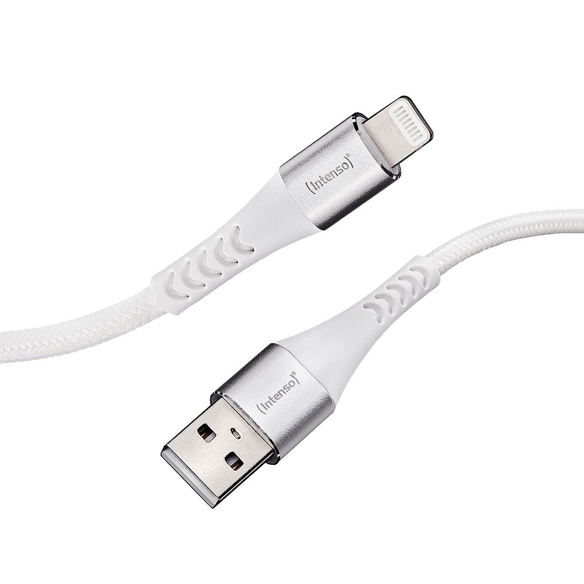 Καλώδιο INTENSO MFI USB Type-Α σε Lightning 12W 1.5 Μέτρα Λευκό