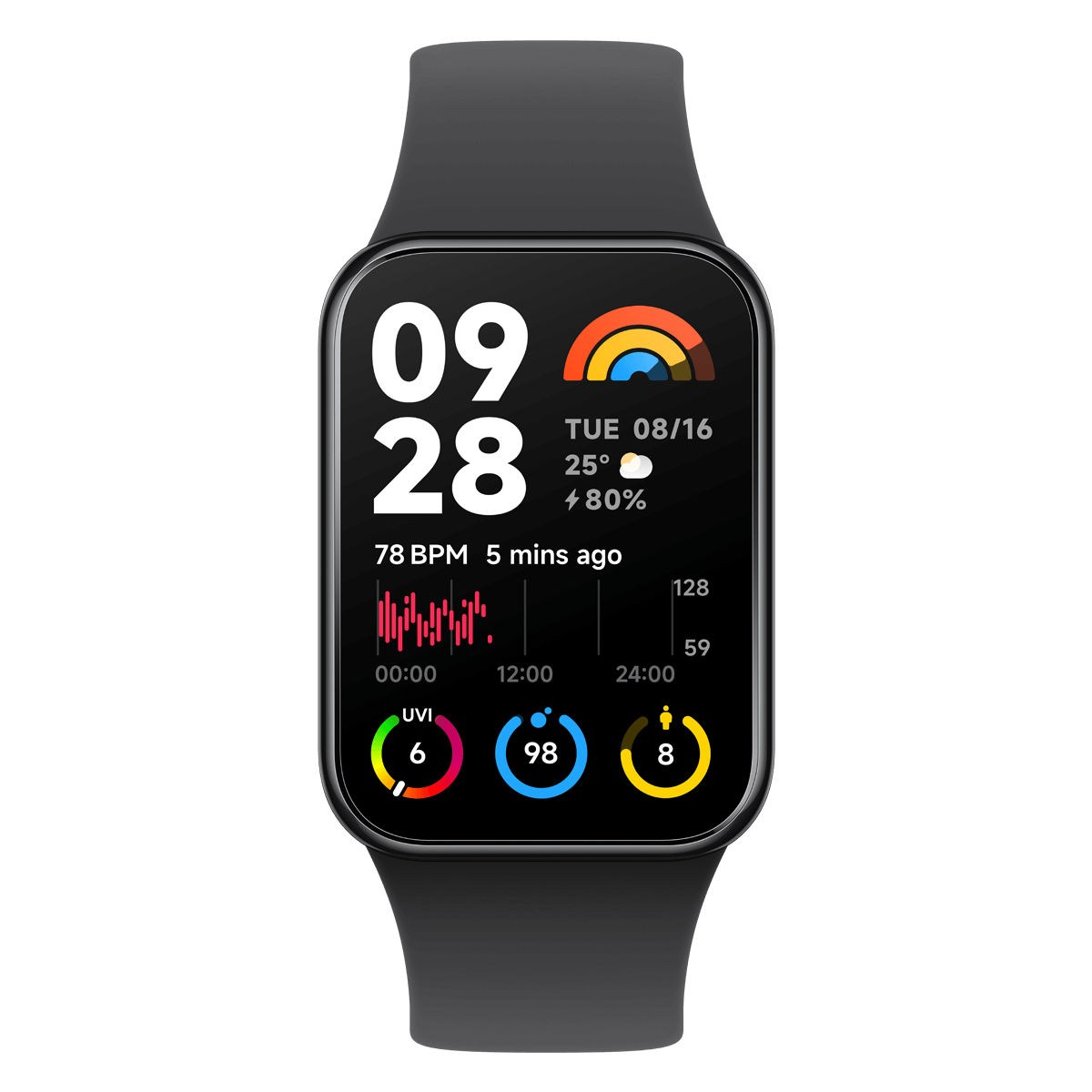 XIAOMI Smart Band 8 Pro Μαύρο Activity Tracker