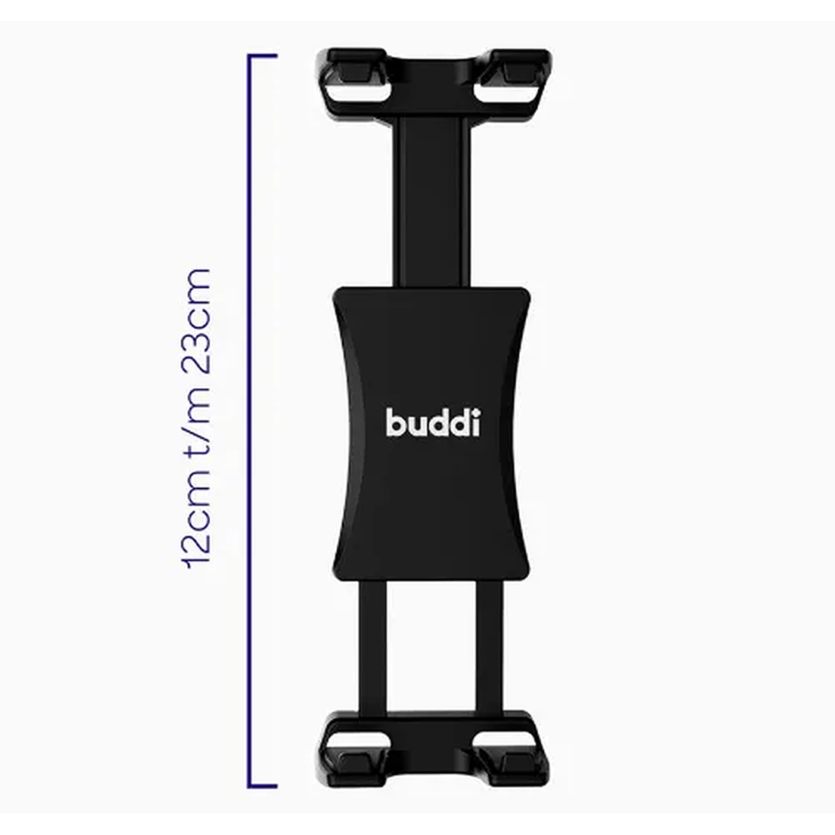 Βάση Στήριξης Τοίχου BUDDI για Tablet και Smartphone Μαύρη - 2