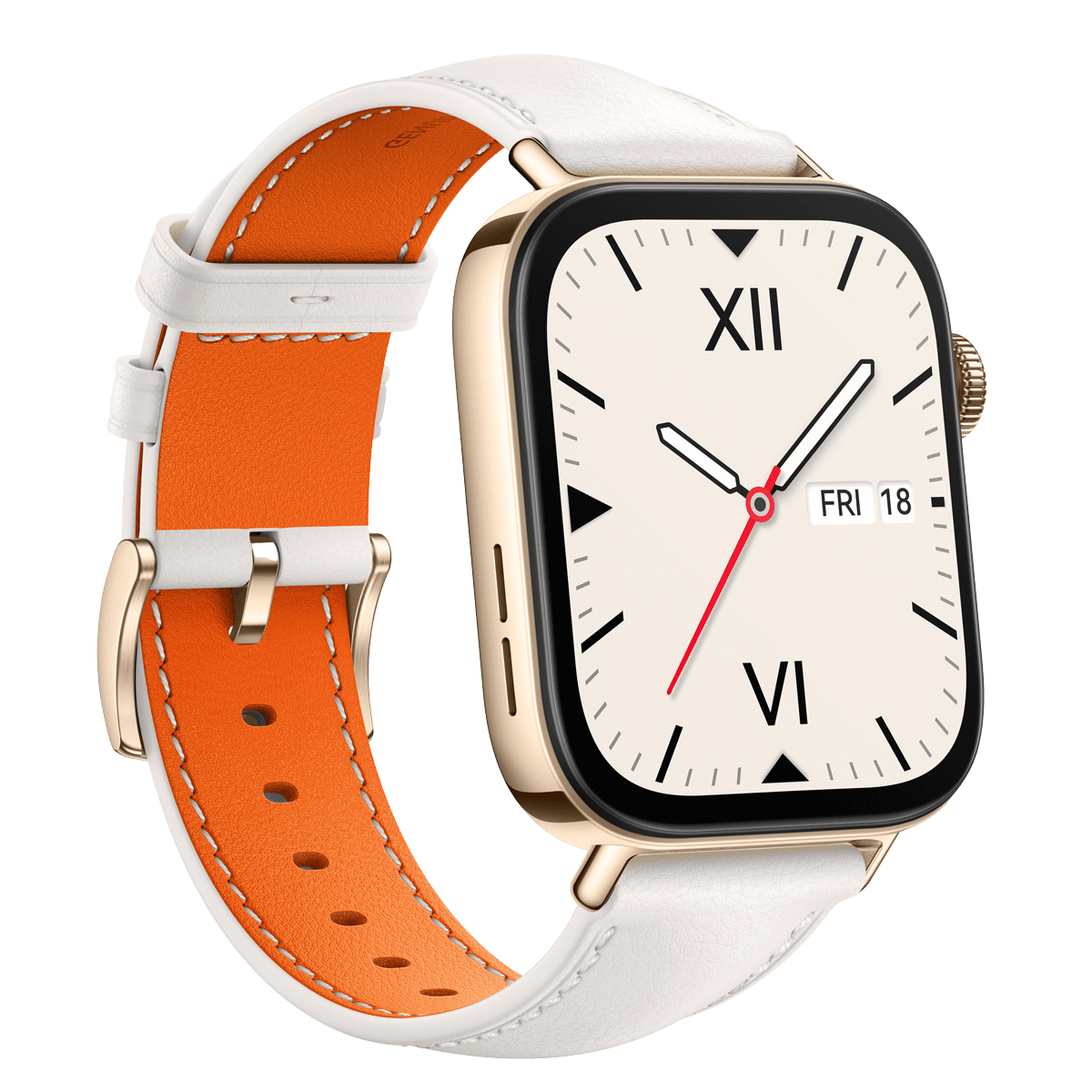 HUAWEI Watch Fit 3 Λευκό Smartwatch με Δερμάτινο Λουράκι - 2
