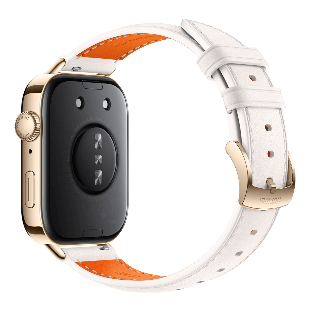 HUAWEI Watch Fit 3 Λευκό Smartwatch με Δερμάτινο Λουράκι - 4