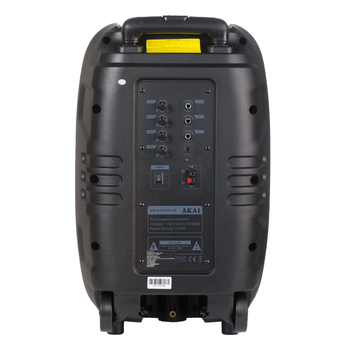 Φορητό AKAI Party Box με Bluetooth ABTS-X10 Plus Μαύρο - 4