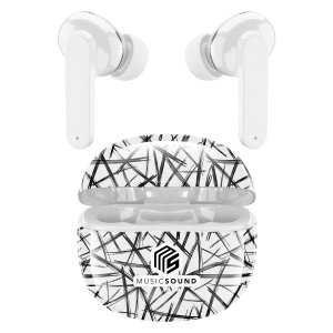 Ασύρματα Ακουστικά CELLULAR LINE Music Sound Μαύρα/ Λευκά