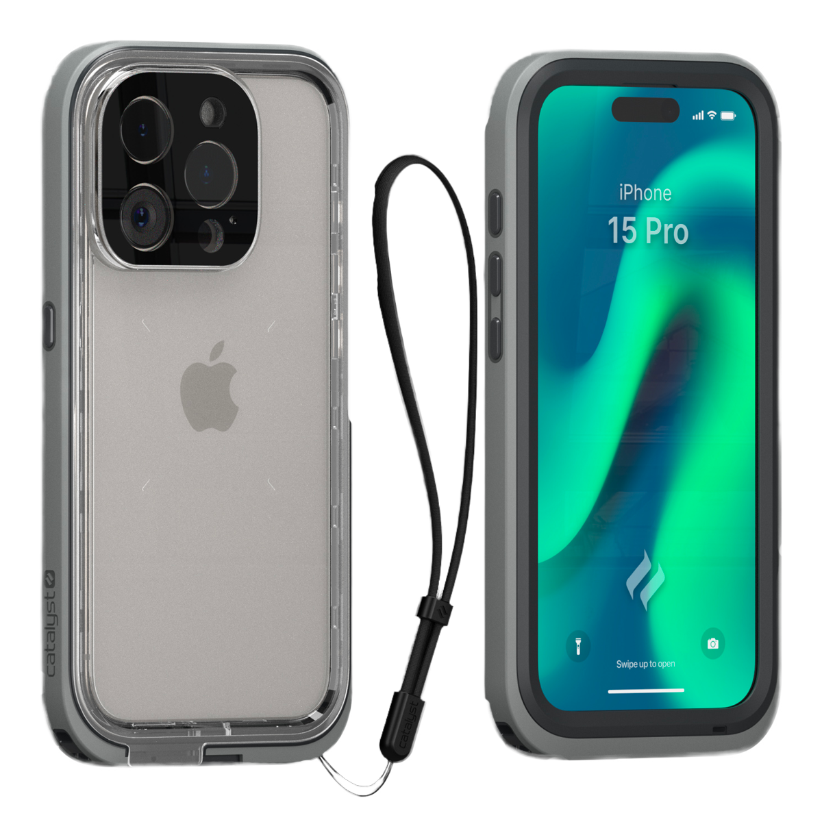 Αδιάβροχη Θήκη CATALYST Total Protection για iPhone 15 Pro Γκρι - 4