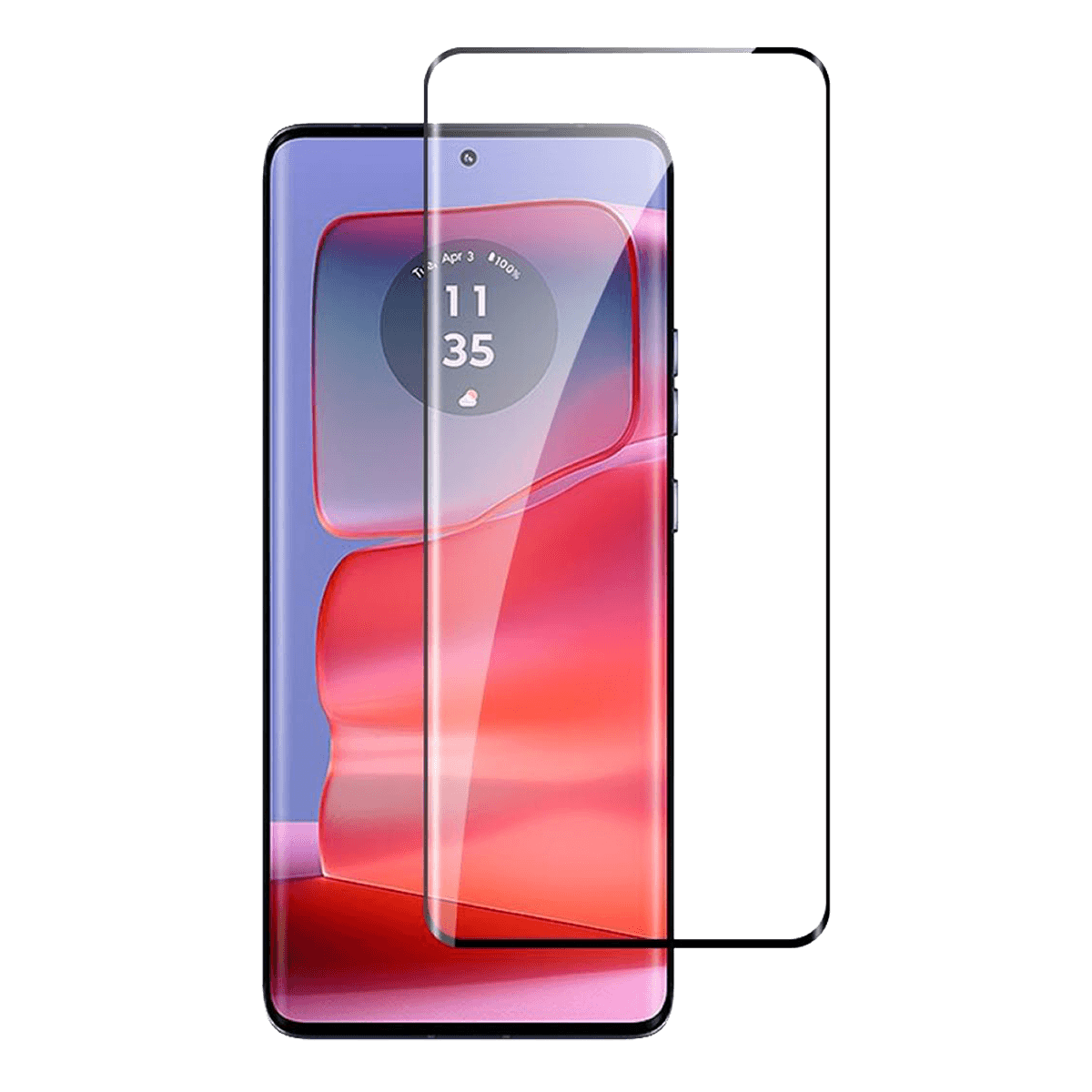 Γυαλί Προστασίας Οθόνης με πλαίσιο COSY για MOTOROLA edge 50 Pro