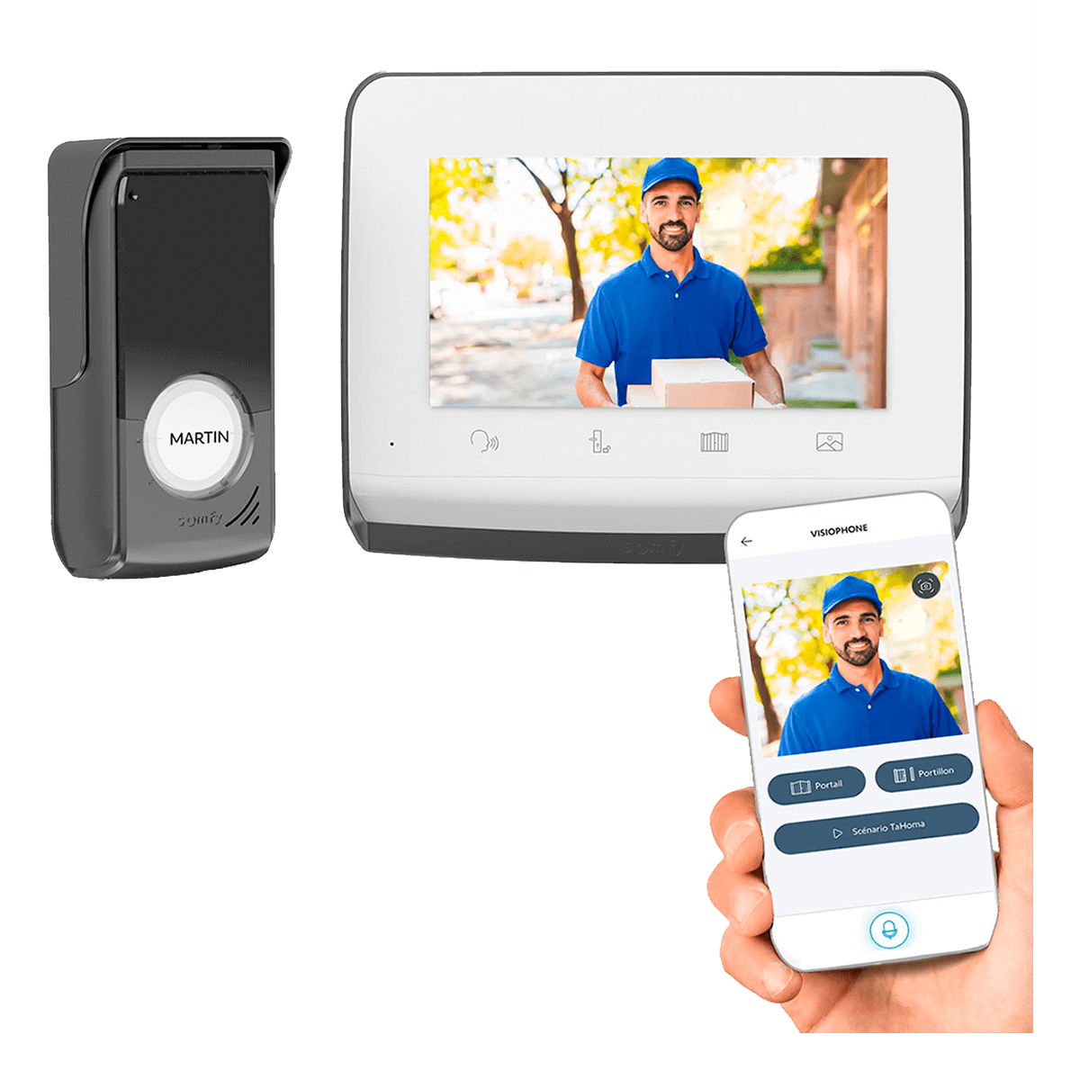SOMFY V350 Θυροτηλεόραση Connect