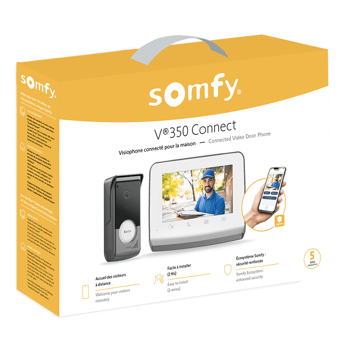 SOMFY V350 Θυροτηλεόραση Connect - 2