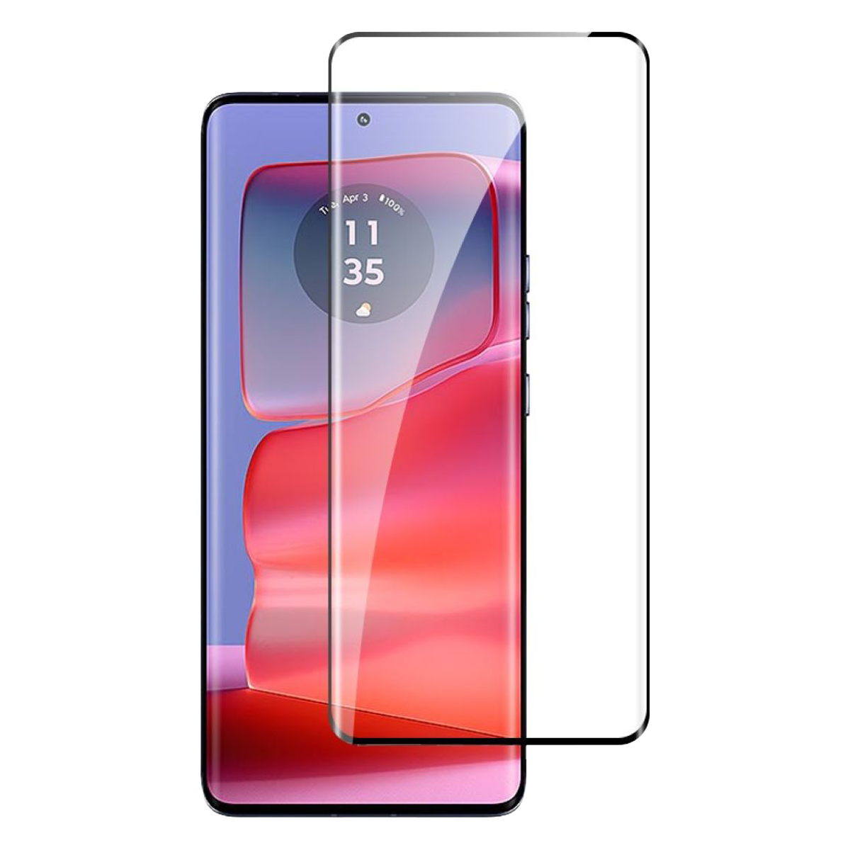 Γυαλί Προστασίας Οθόνης με πλαίσιο COSY για MOTOROLA edge 50 Ultra