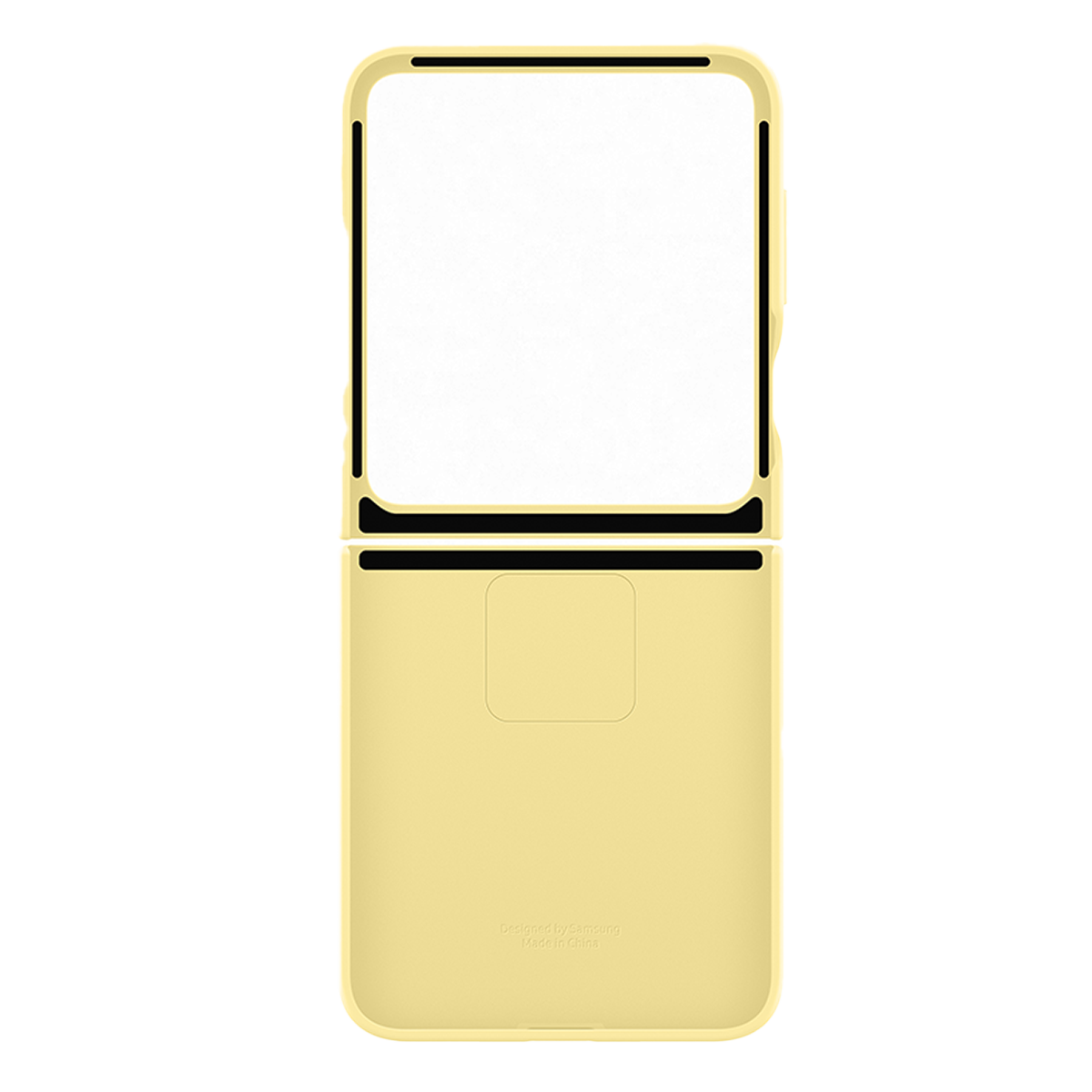 Θήκη Σιλικόνης SAMSUNG Galaxy Z Flip6 με Δαχτυλίδι Λαβής Yellow - 5