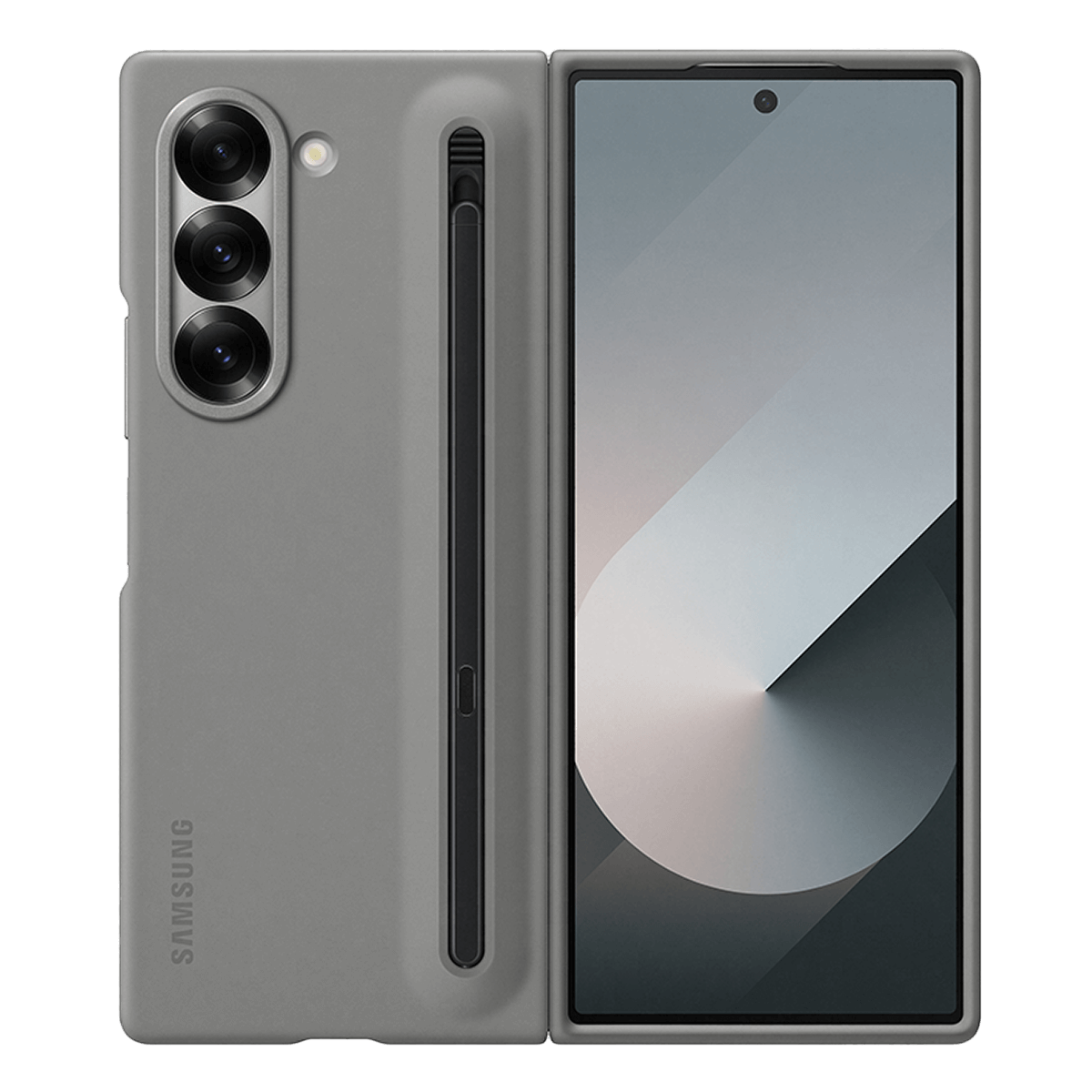 Θήκη Slim SAMSUNG Galaxy Z Fold6 Gray με Γραφίδα S Pen Fold Edition