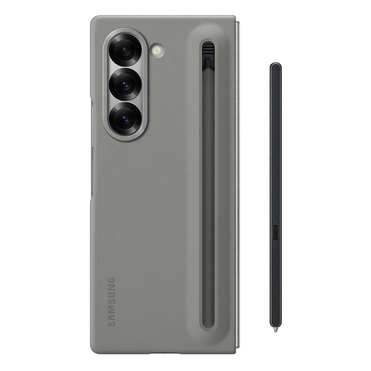 Θήκη Slim SAMSUNG Galaxy Z Fold6 Gray με Γραφίδα S Pen Fold Edition - 4