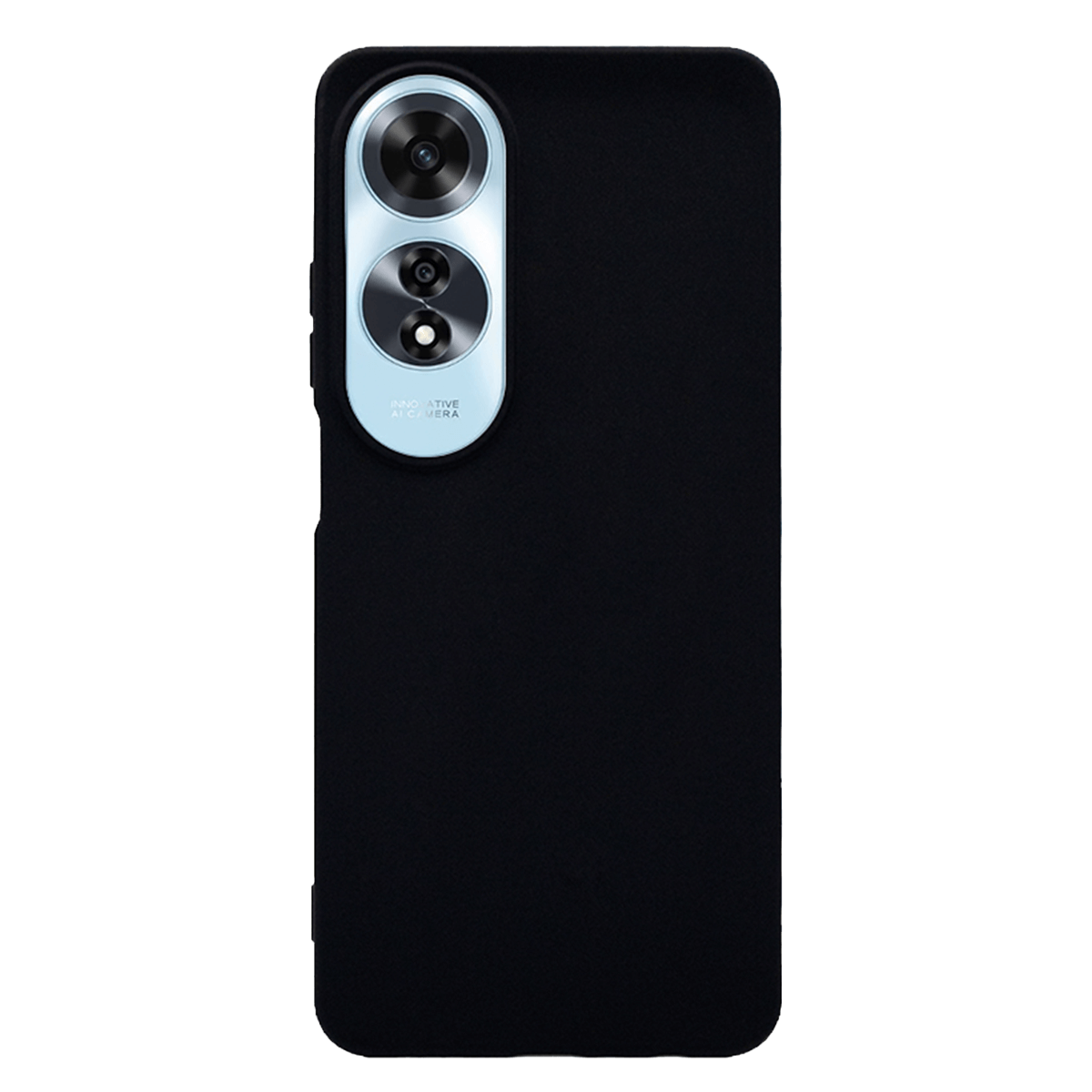 Θήκη Matte + Γυαλί Προστασίας Οθόνης COSY για OPPO A60 4G Μαύρη - 2