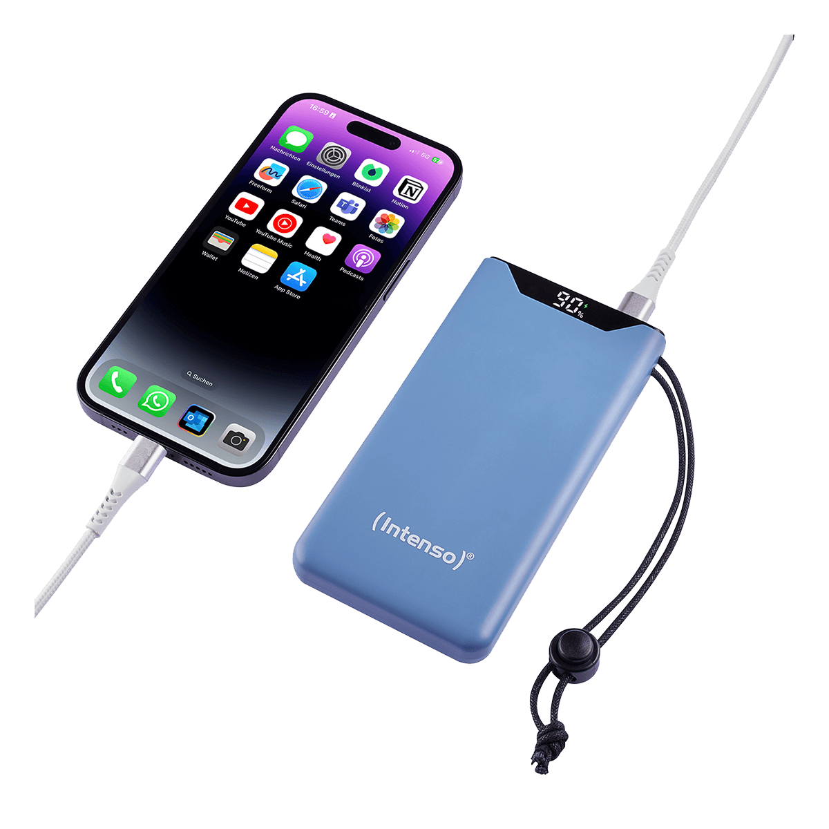 Powerbank INTENSO F10000mAh 20W Μπλε - 4