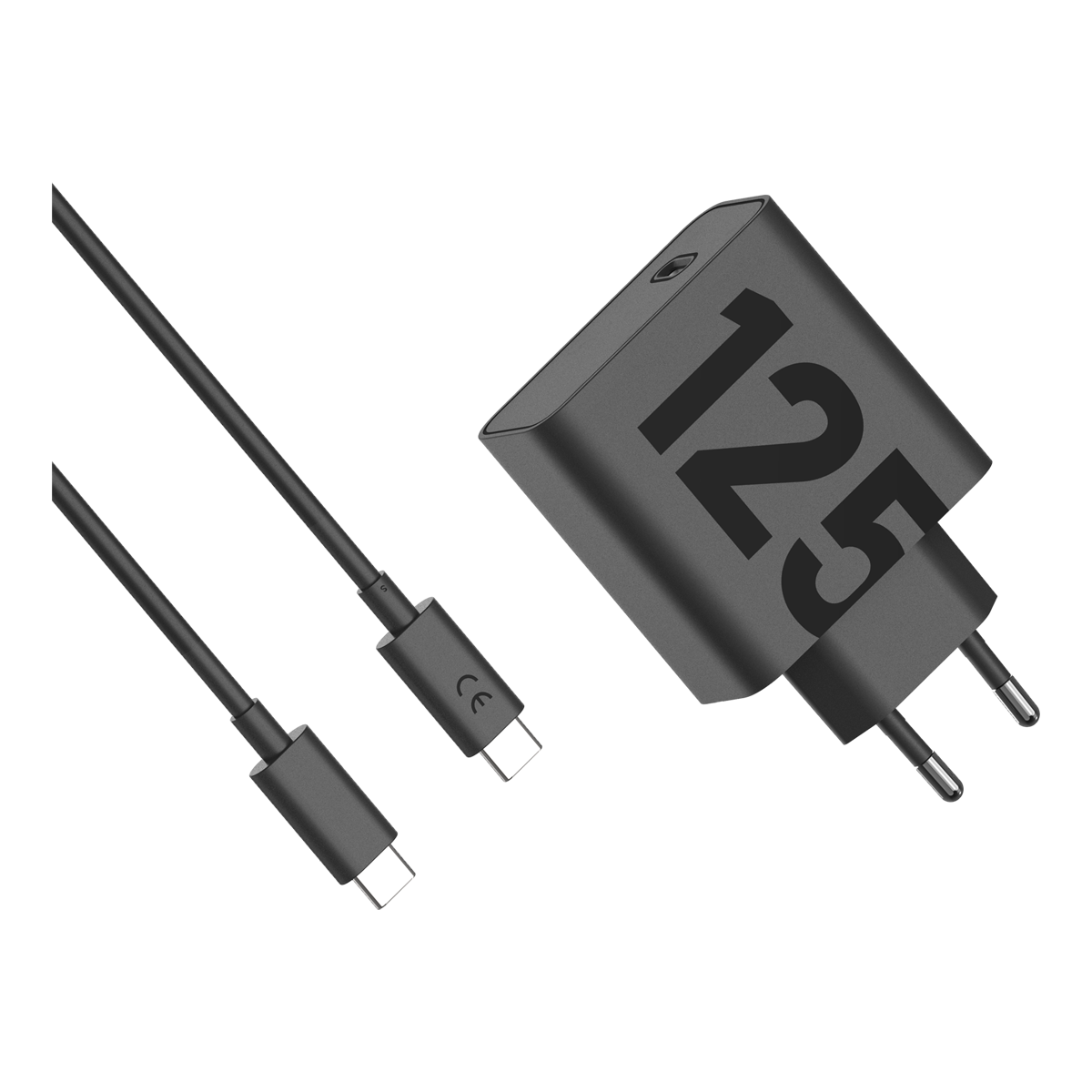 Φορτιστής Ταξιδίου MOTOROLA 125W με Καλώδιο USB Type-C σε USB Type-C