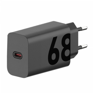 Φορτιστής Ταξιδίου MOTOROLA 68W με Καλώδιο USB Type-C σε USB Type-C