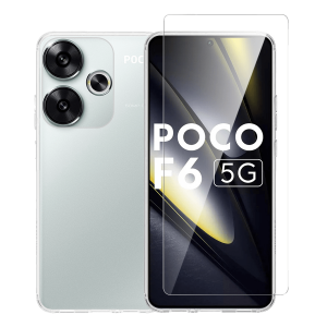 Διάφανη Θήκη + Γυαλί Προστασίας Οθόνης COSY για POCO F6 5G