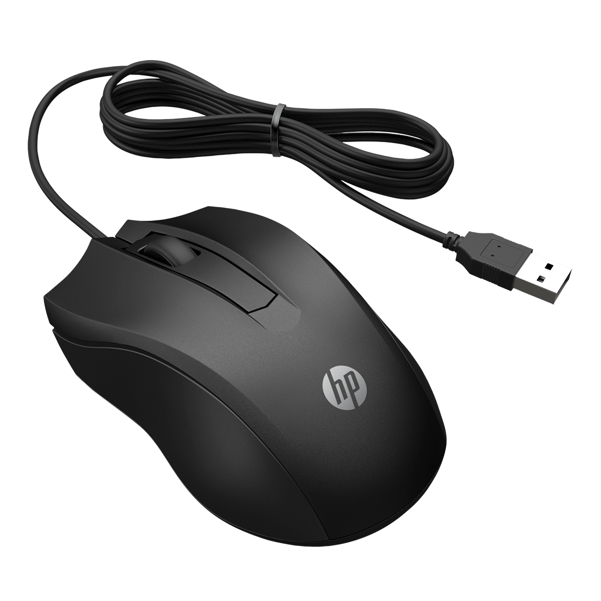 Ενσύρματο Ποντίκι HP Wired 100 Μαύρο - 4