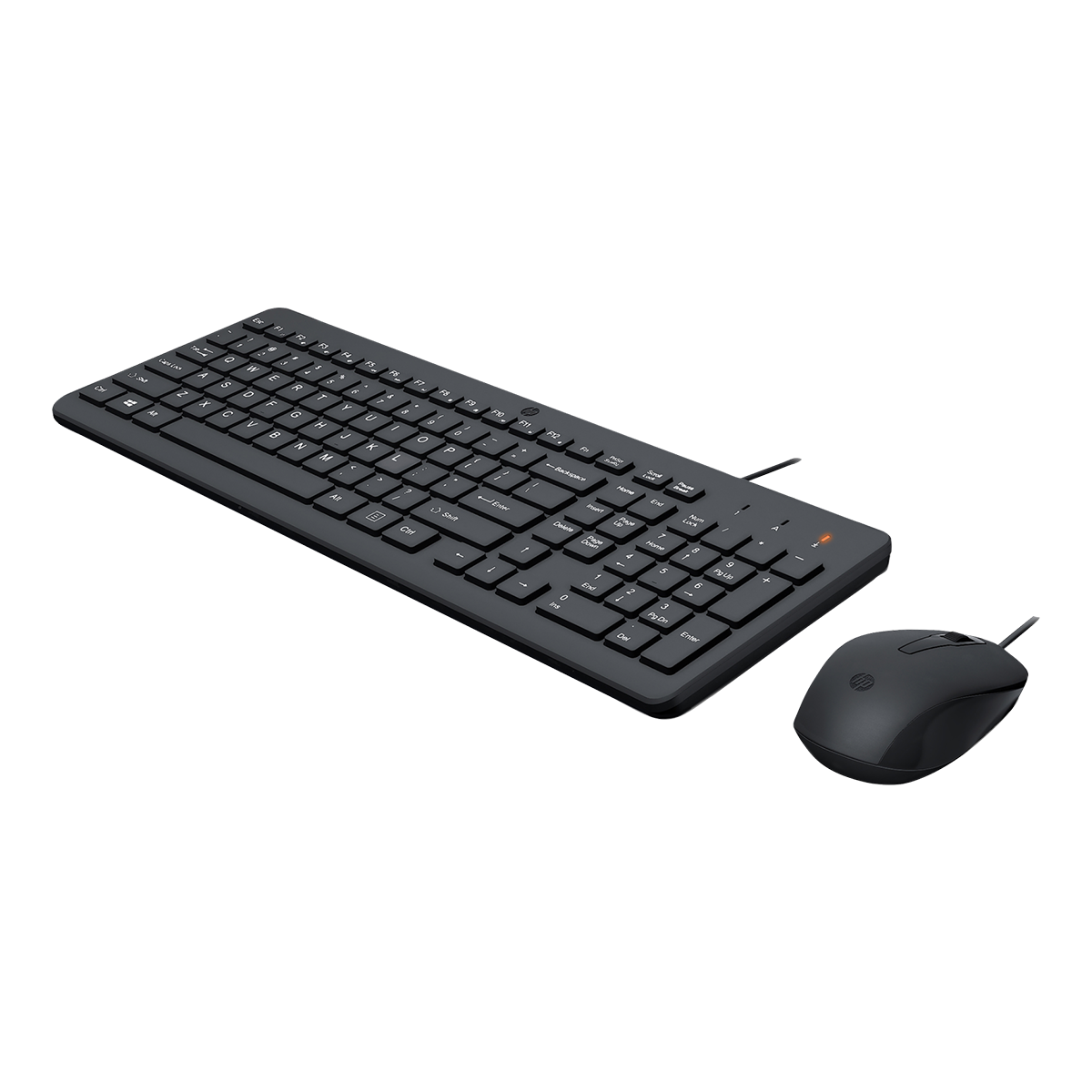 Σετ Desktop HP Wired 150 Ενσύρματο Πληκτρολόγιο και Ποντίκι Μαύρο